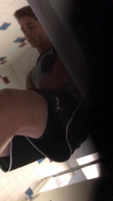 Cute boy peeing