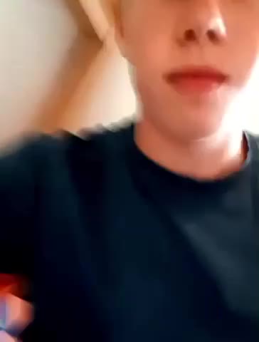 Ginger twink reveals his hot cock on cam