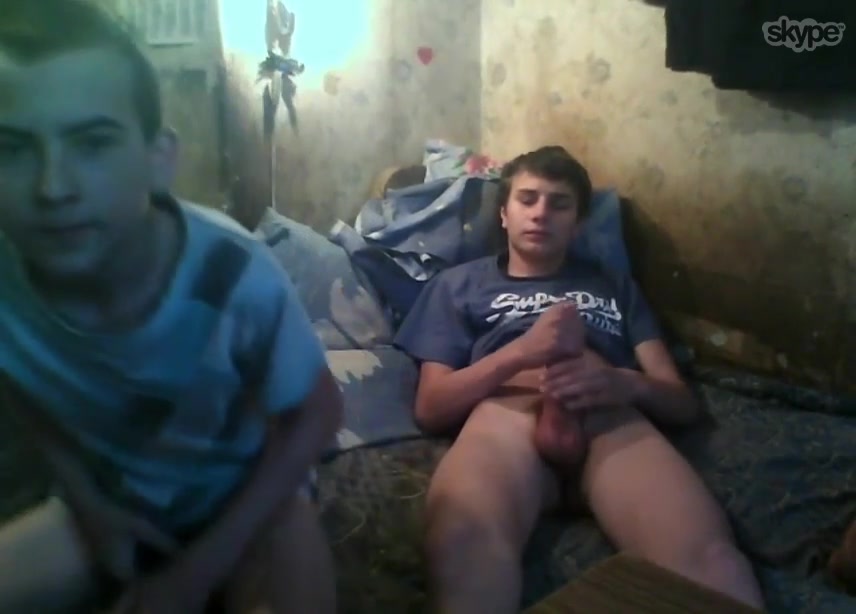 Sergey and friend on skype