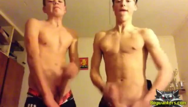 Two twink friends homemade wank Cum - mom is nexdoor - full vid -...